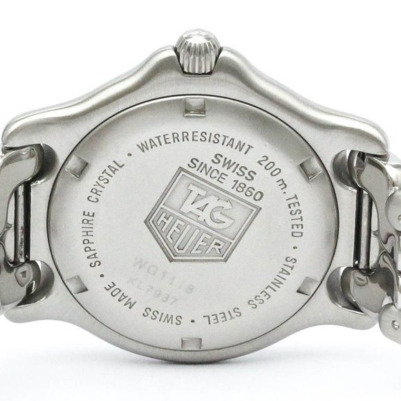 Polished TAG HEUER Sel Professional 200M Steel Quartz Mens Watch WG1118 BF573230 - Picture 6 of 8